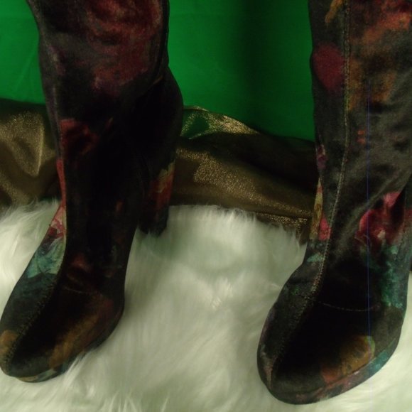 Madden Girl Knee High Velvet Boot - Picture 5 of 7